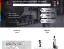 Tablet Screenshot of print-partner.eu